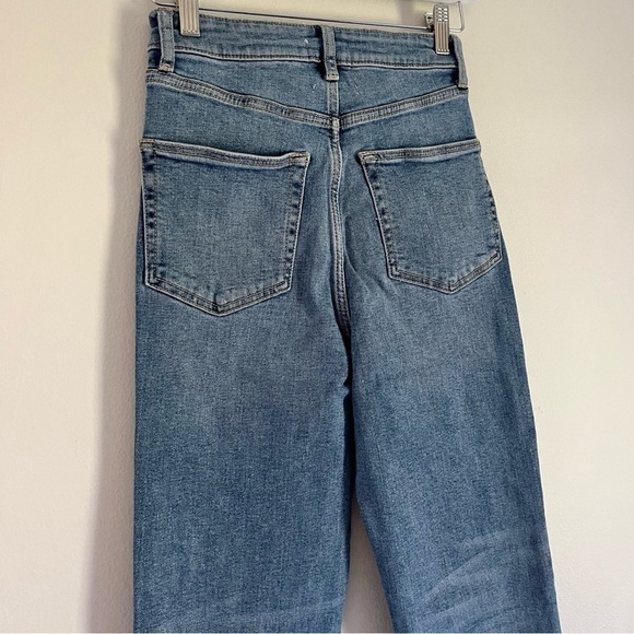 NWT Lovers + Friends Greyson Ultra High Rise Slim Boot Jeans Skyline Blue 24 - Picture 7 of 13